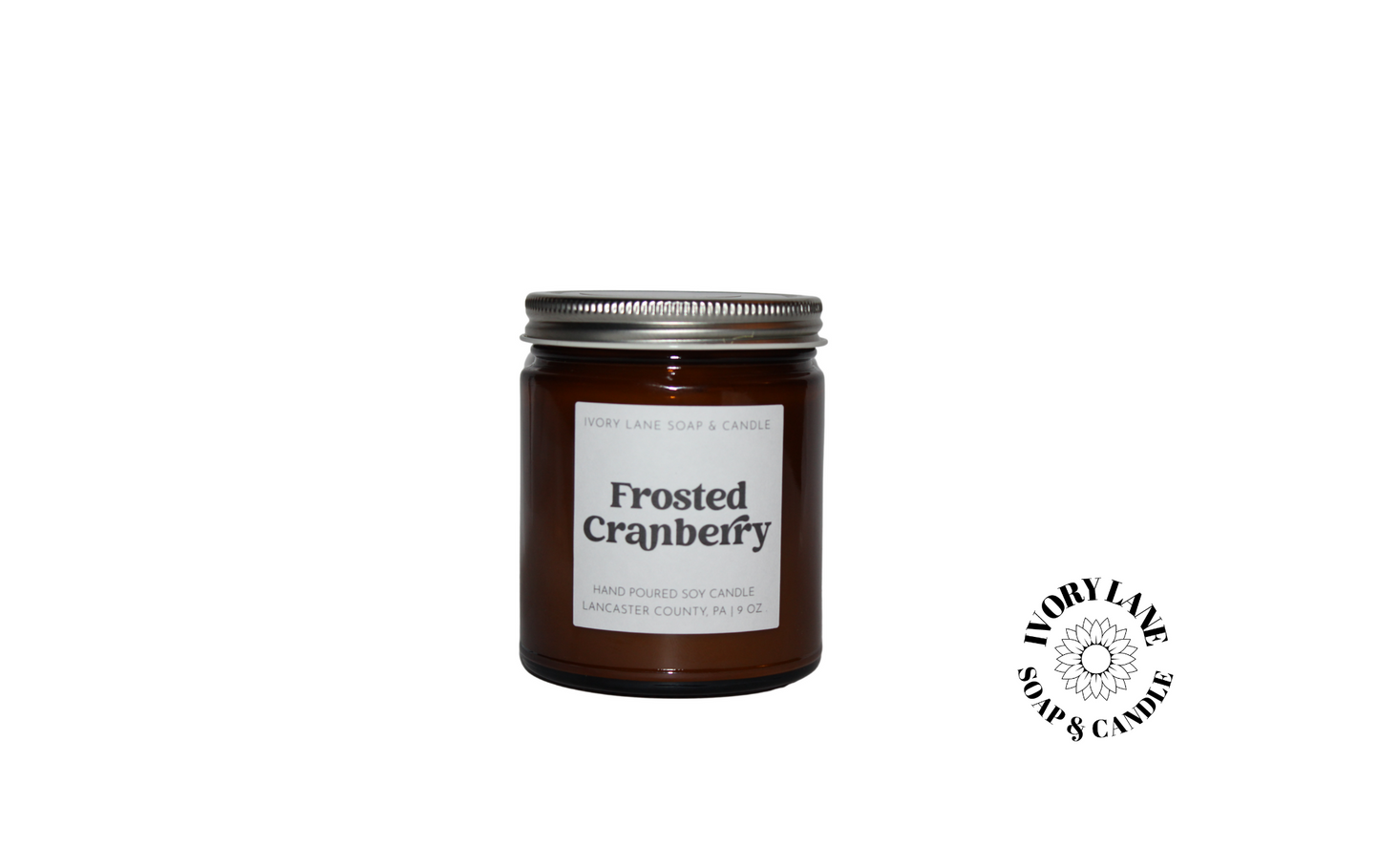 Frosted Cranberry Candle